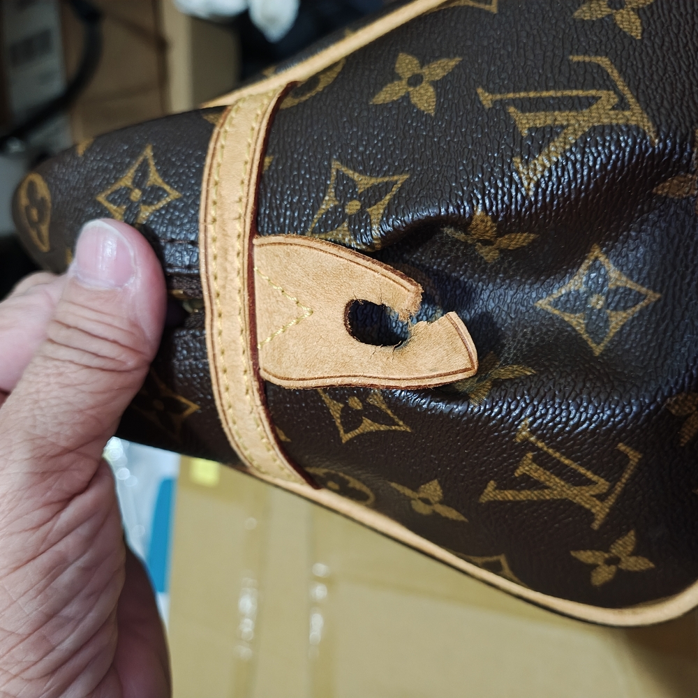Louis Vuitton Brown Monogram Handbag Montorguiel - Picture 3 of 17